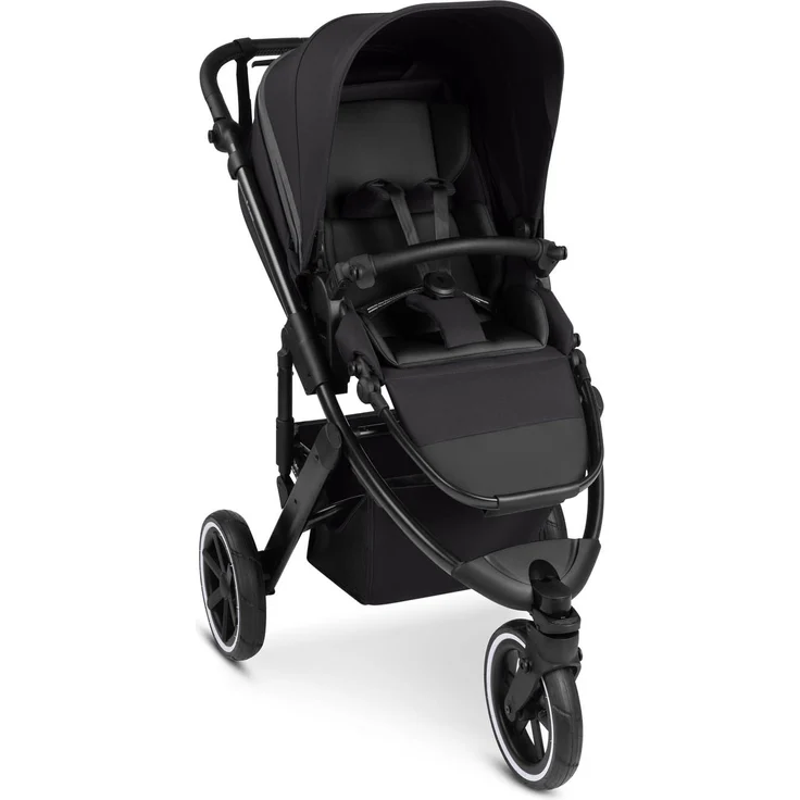 ABC Design Sportbuggy Salsa 5 Run, Robuster Jogger mit Luftreifen und großem Sonnendach, Coal – Bild 1