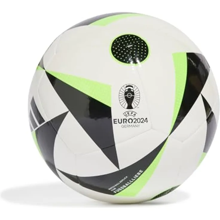 Adidas Fussballliebe Club Euro 2024 Ball IN9374, Unisex Footballs, White, 5 EU, TPU Football