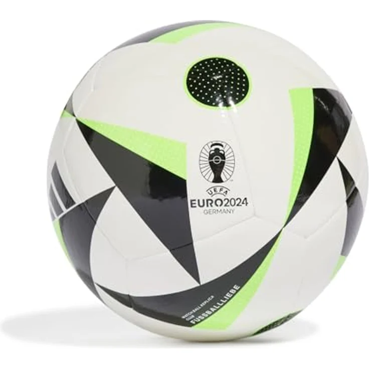 Adidas Fussballliebe Club Euro 2024 Ball IN9374, Unisex Footballs, White, 5 EU, TPU Football – Bild 1