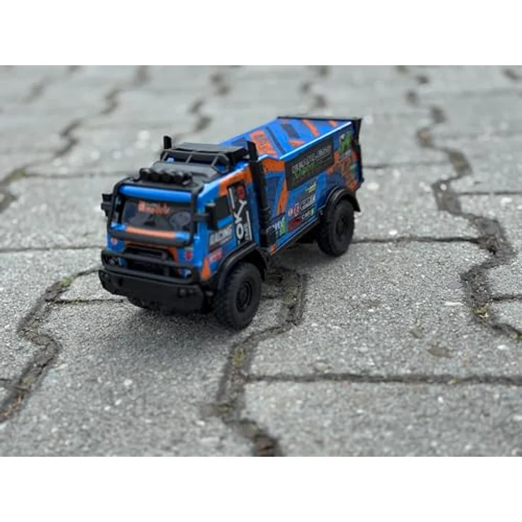 DF-Models Mountain Truck Rally Van 1:18 RTR, Renn-Lkw, 1:18, 6 Jahr(e), 300 mAh, 250 g, blau – Bild 5