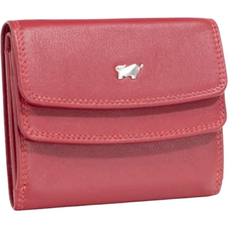 Braun Büffel Golf 3.0 Geldbörse, RFID Schutz, 100% Leder, rot, 10 cm x 8.5 cm x 2 cm – Bild 2