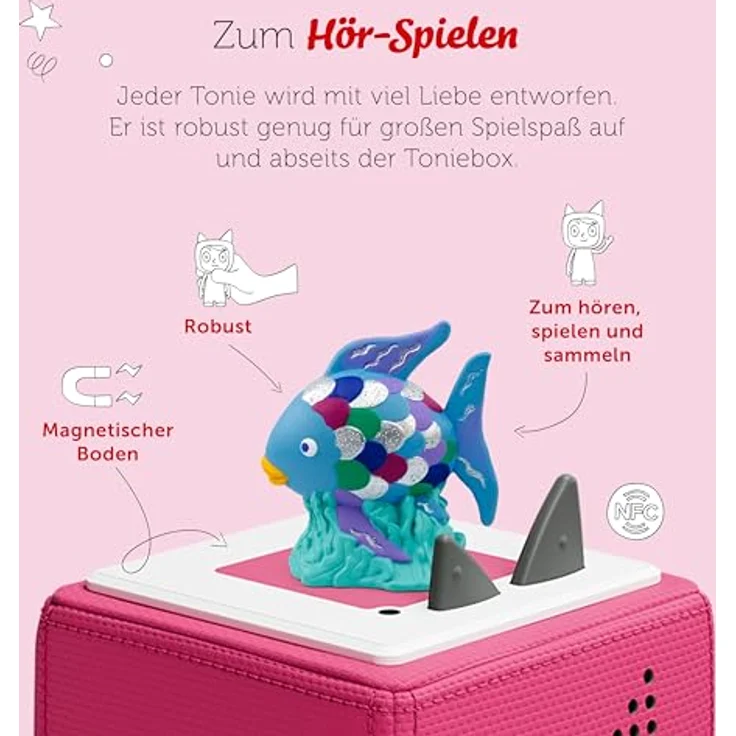 tonies Hörspielfigur Der Regenbogenfisch, Glitzerschuppen, 53 Minuten Spielzeit – Bild 3