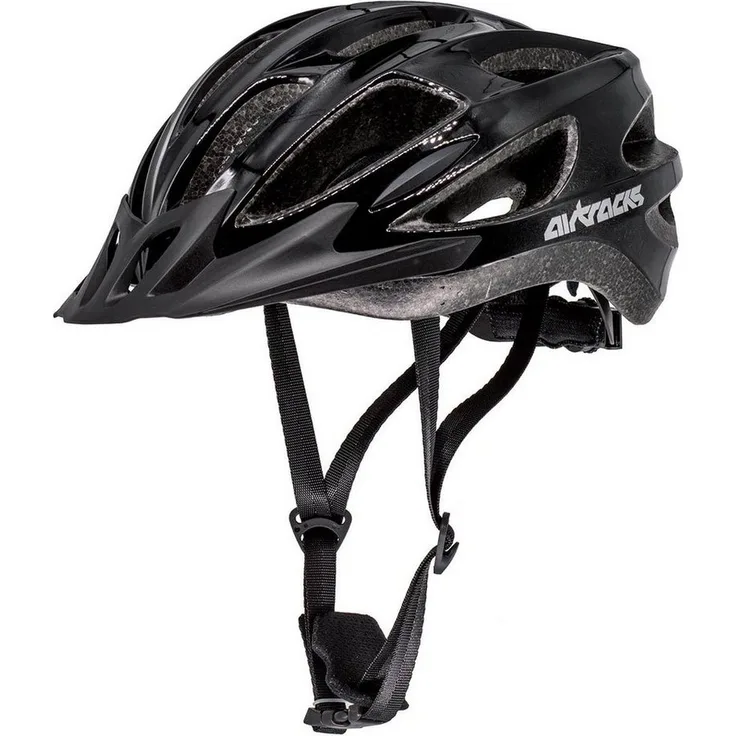 Airtracks Fahrradhelm Master S/M (54-58cm), L/XL (58-62cm) - EPS-Körper - Neon Weiß Schwarz