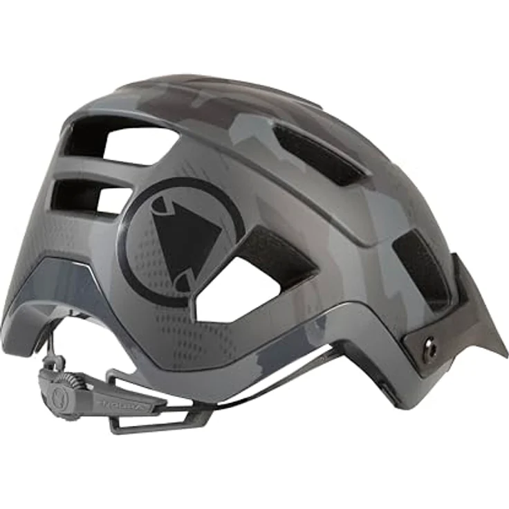 Endura Hummvee Plus Fahrradhelm für Herren, Camouflage-Grau, S-M – Bild 2