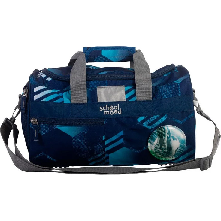 SCHOOL-MOOD® Sporttasche Jonas (Fußball) Polyester mit Spezialbeschichtung, Nassfach, Reflektierende Flächen – Bild 1