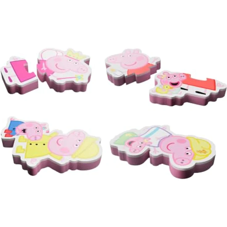 Toomies Peppa Pig Bath Puzzle, Badespielzeug für Kinder ab 18 Monaten, fördert die Badezeit-Spielerfahrung – Bild 2