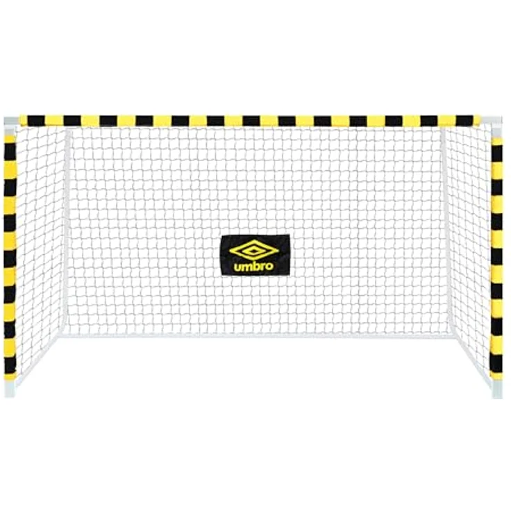 UMBRO Fußballtor 300 x 200 x 110 cm - Schwarz/Gelb - Fussball Trainingszubehör für Kinder und Erwachsene – Bild 1