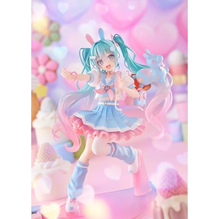Taito Hatsune Miku x RODY Newly Written PVC Statue, 18 cm, detailreiche Verarbeitung in lebendigen Farben – Bild 12