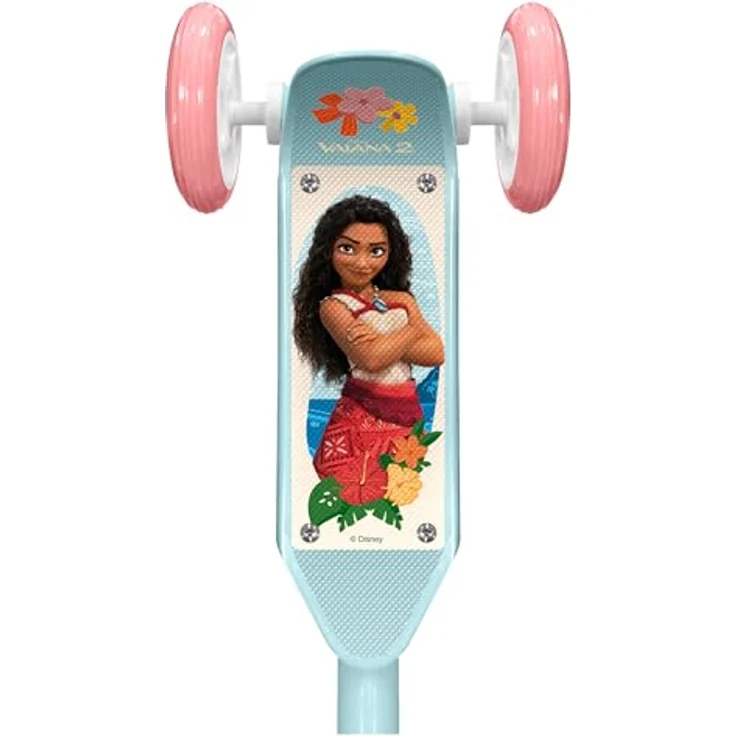 Disney Dreiradroller Vaiana, Stabiler Scooter für Kinder von 6 bis 10 Jahren, Mehrfarbig – Bild 2