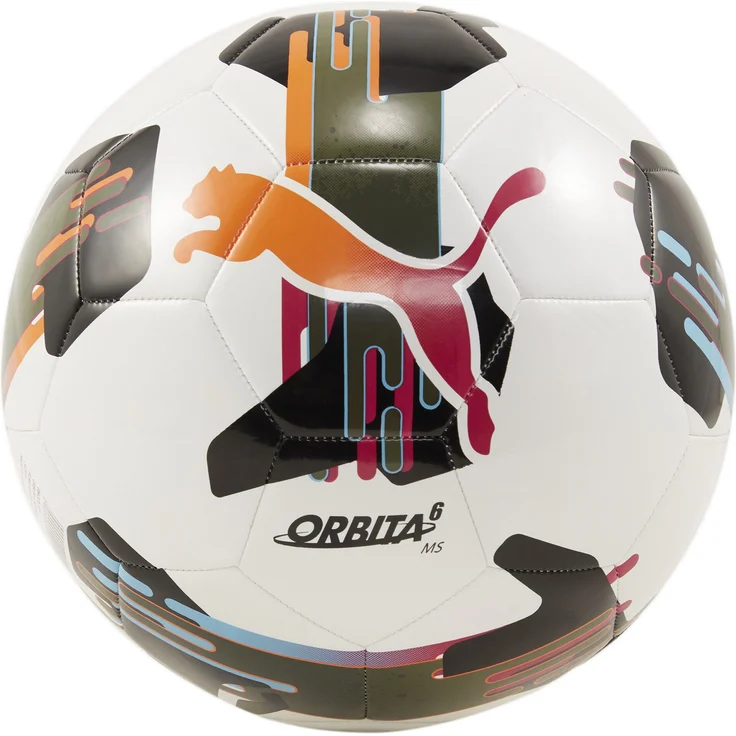 PUMA Fußball Orbita 6 Fußball Erwachsene mit 32 maschinell genähten Waben, TPU-Oberfläche und Schaumstoffschicht