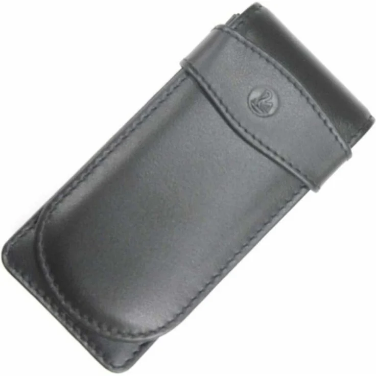 Pelikan Federmäppchen Schreibgeräte-Etui TG31 schwarz, 6,0 cm, hochwertiges Rindslederetui für drei Stifte
