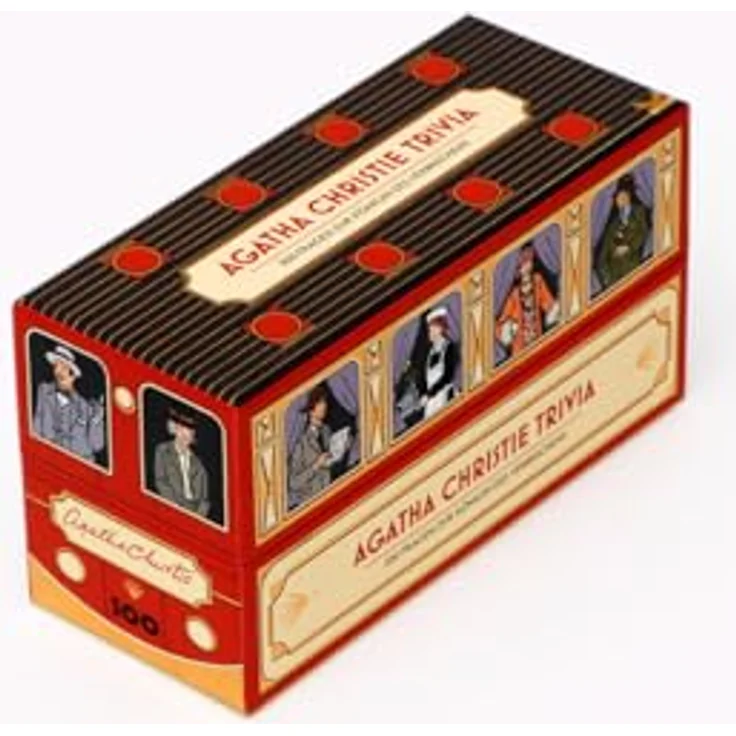 Laurence King Agatha Christie Trivia, 300 Fragen zur Königin des Verbrechens, 182 x 76mm - Kartenspiel für Agatha Christie Fans – Bild 3