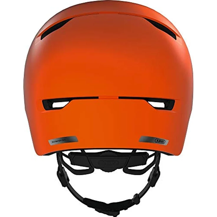 ABUS Stadthelm Scraper 3.0 - Robuster Hartschalen-Fahrradhelm für den Stadtverkehr - Orange, Größe M – Bild 3