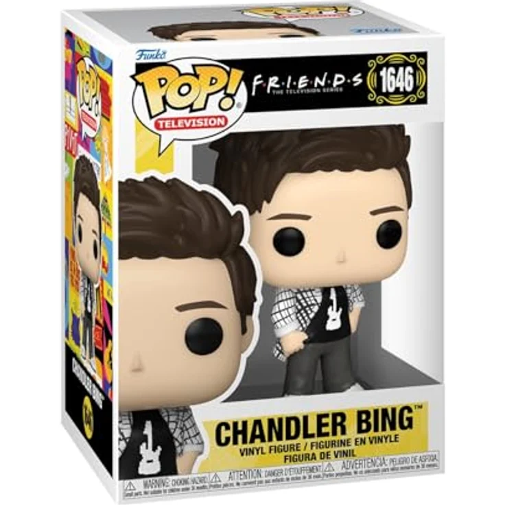 Funko POP! TV: Friends – Chandler Bing Vinyl-Sammelfigur - Geschenkidee - Offizielle Handelswaren - 9,5 cm Höhe - Premium Vinyl Material - TV Fans – Bild 1