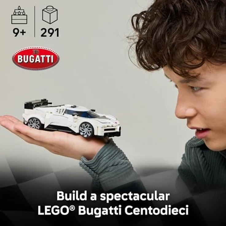 LEGO Speed Champions 77240 Bugatti Centodieci, 291-teiliges Modell mit authentischen Details, für Kinder ab 9 Jahren – Bild 5