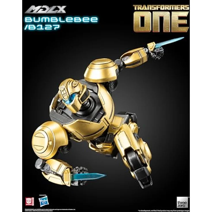 THREEZERO Transformers MDLX Actionfigur Bumblebee/B127, 12 cm, mit Zubehör in Fensterbox aus ABS, POM, PVC, Zinklegierung und Metallteilen – Bild 23