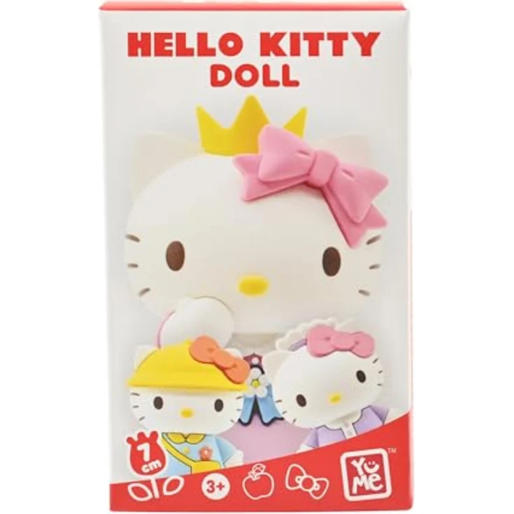 YuMe Bandai Hello Kitty Dress Up Diary 7 cm Figurensammlung – 8 Bezaubernde Designs, PVC, für Hello Kitty Fans, Sanrio Sammlerstücke, Hello Kitty Zubehör, Geschenke für Mädchen – Bild 1