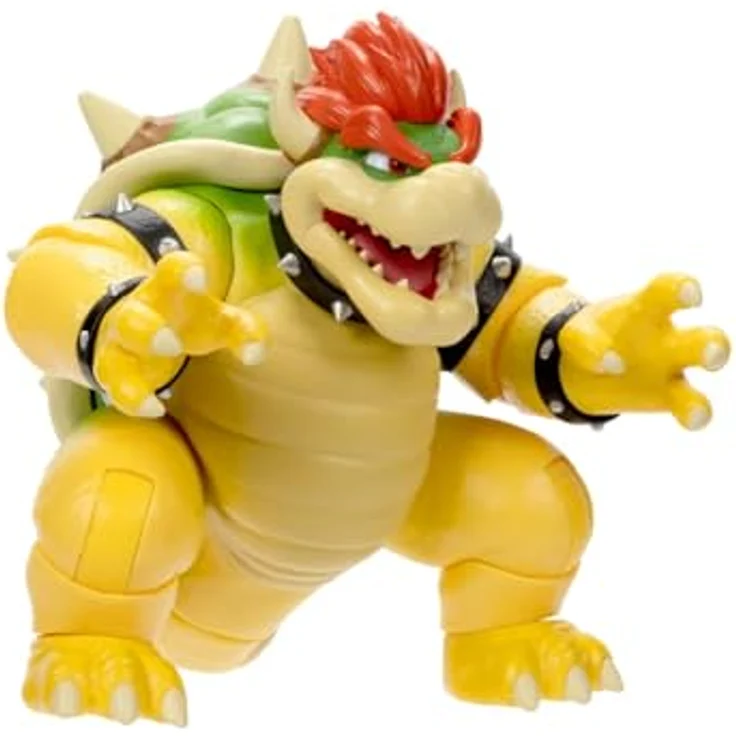 Jakks Pacific Nintendo Super Mario 18cm Movie Bowser Figur mit Feuerspucken Funktion – Bild 2