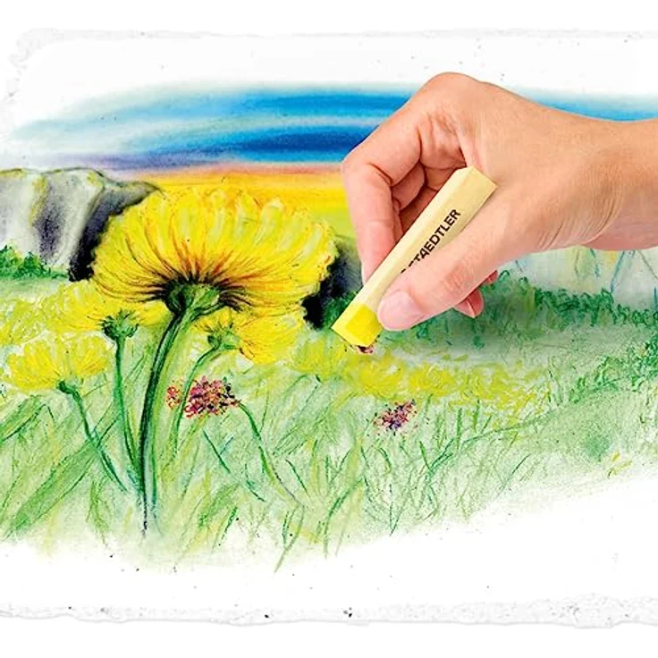 STAEDTLER 2430 Soft-Pastellkreide, Kreidemarker mit 10 mm Strichbreite, 36 brillante Farben, Künstlerqualität – Bild 7