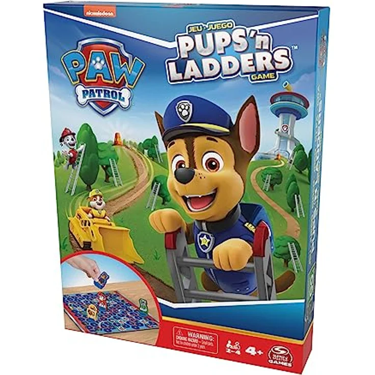 Spin Master Paw Patrol Pups 'n Ladders Puppies Snakes and Ladders Family Social Board Game for Children – Bild 5