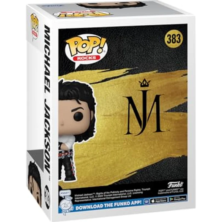 Funko POP! Rocks: Michael Jackson (Dirty Diana) - Vinyl-Sammelfigur, 9,5 cm, langlebiges Premium Vinyl, ideales Geschenk für Sammler und Musikfans – Bild 3