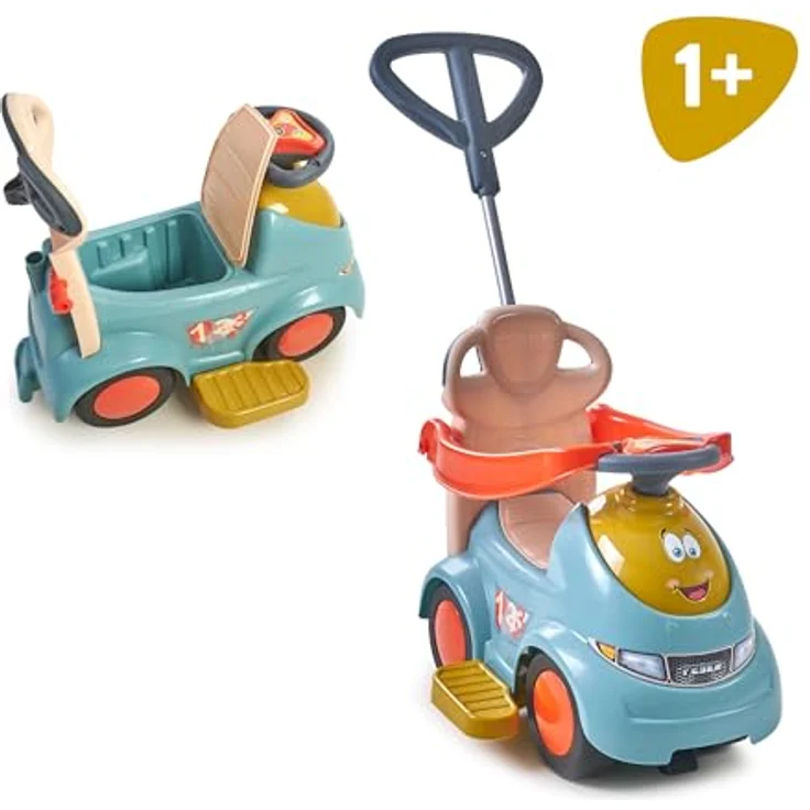 Feber Motofeber Casual 3 in 1 Push N'Go, Schiebe-Laufrad und Lauflernhilfe mit höhenverstellbarem Griff in 3 Positionen, ergonomischer Fußstütze, ideal für Kinder von 12 bis 36 Monaten, 66 x 56,5 x 47 cm, 6 kg, Famosa (FED31000) – Bild 2