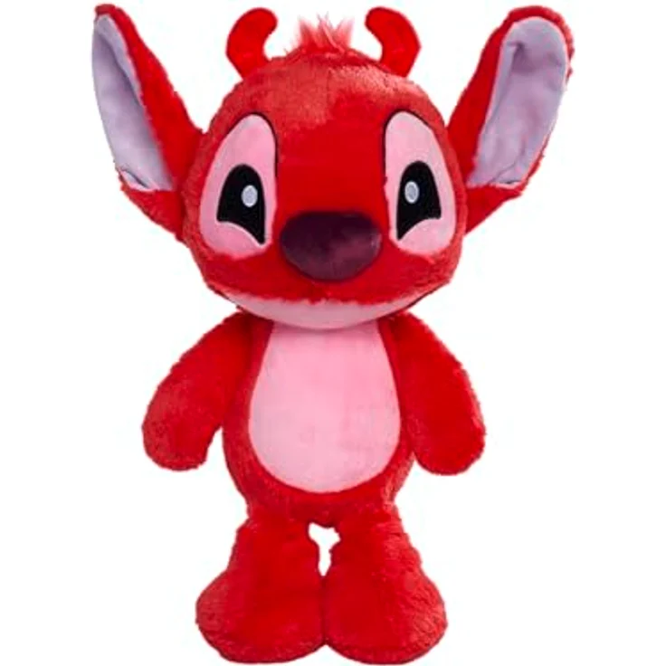 Simba Disney Lilo und Stitch, 25cm Leroy Plüschfigur, Kuscheltier für Kinder ab den ersten Lebensmonaten, Rot – Bild 1