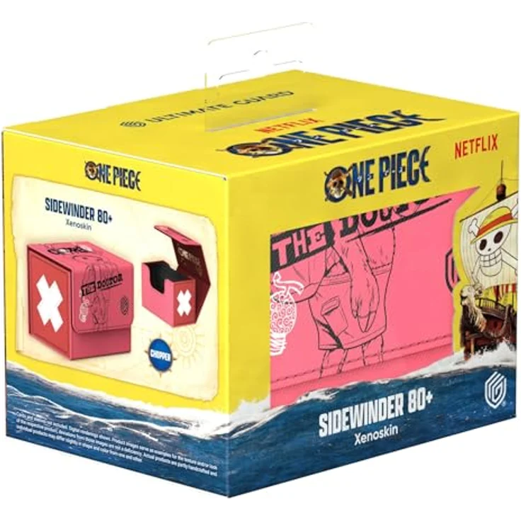 Ultimate Guard Sidewinder 80+ Xenoskin Deck-Box, pink, für bis zu 80 doppelt gesleevte Karten mit Magnetverschluss und Mikrofaserinnenseite – Bild 6