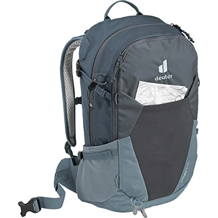 deuter Wanderrucksack FUTURA 21 SL, leichter Damenrucksack mit Aircomfort Rückensystem und elastischer Fronttasche – Bild 7