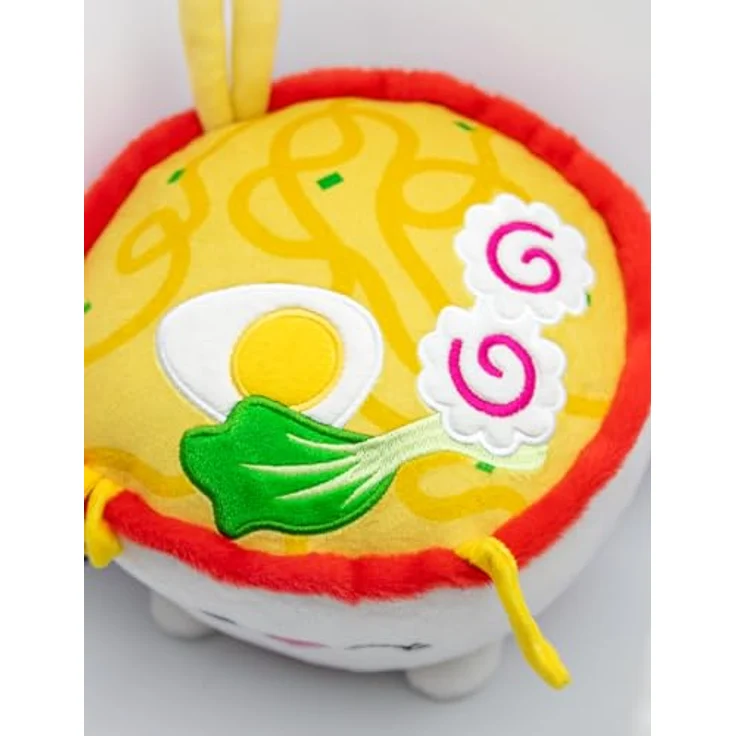 Joytoy Ramo Ramen 20 cm Plüsch Kuscheltier - echtheitsgetreuer Plüsch der japanischen Nudelsuppe, gestickte Details, Handwäsche, lustiges Gesicht – Bild 2