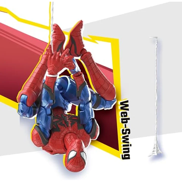 Blokees Marvel Rivals Spider-Man Modellbausatz, 15-16 cm, Artikuliert, Mehrfarbig, inkl. Sockel – Bild 10