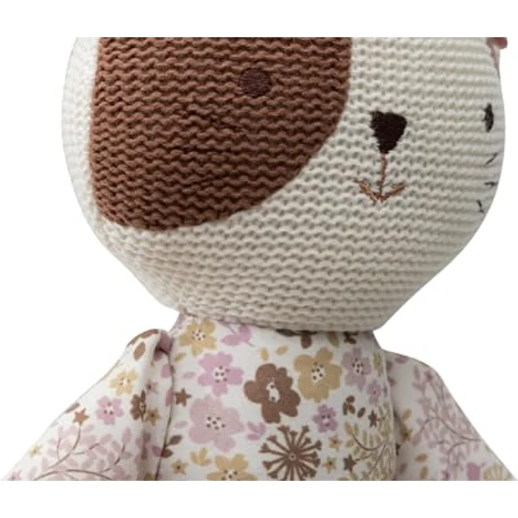 Jollein Kuscheltier Jill, weiches gestricktes Kuscheltier zum Spielen und Dekorieren, beige – Bild 5
