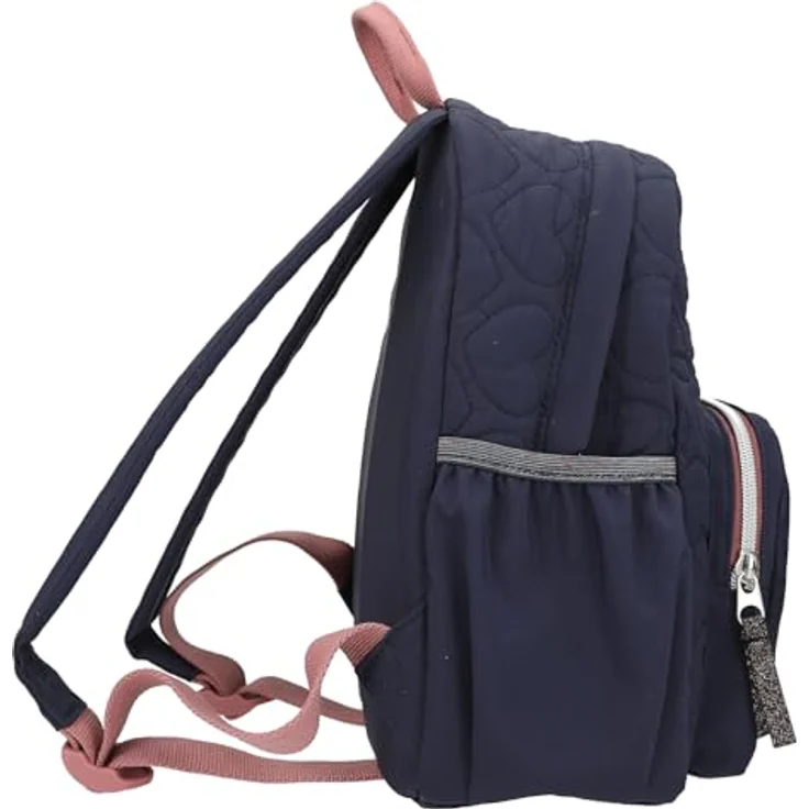 Depesche 13191 Miss Melody Glitter Horse-Rucksack in Dunkelblau, Kindergartenrucksack mit Pferde Motiv und Glitzer – Bild 3