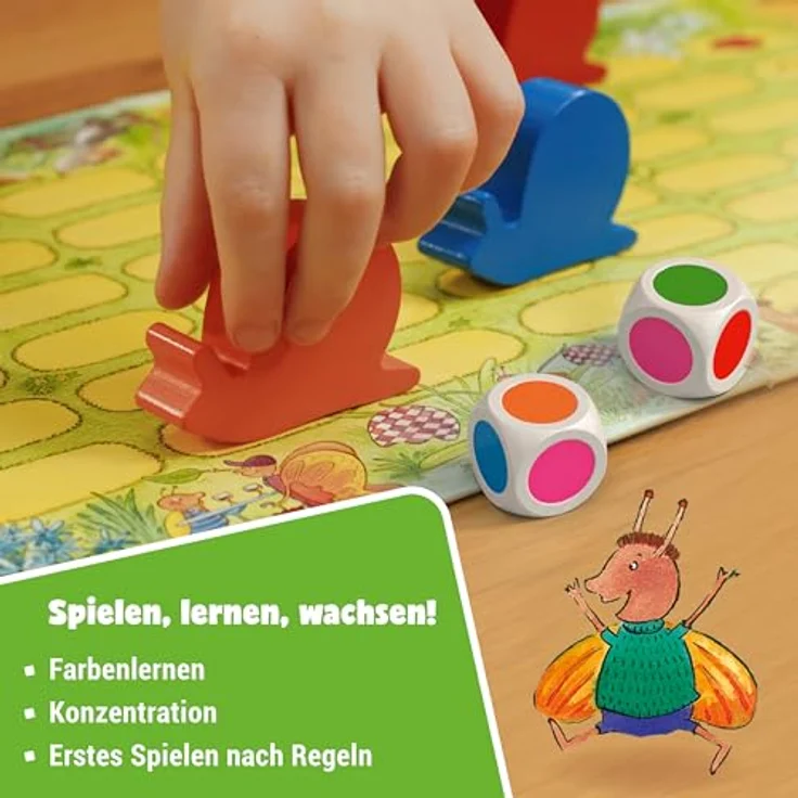 Ravensburger Tempo, kleine Schnecke - Brettspiel für 2-6 Spieler, ab 3 Jahren, fördert Farben und Konzentration – Bild 5