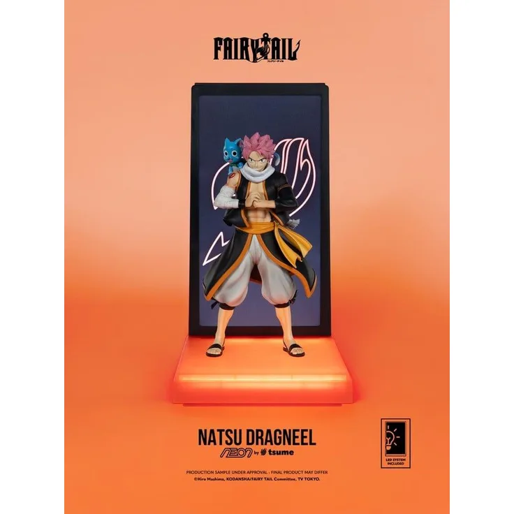 Tsume Fairy Tail Neon Figur 1/9 Natsu Dragneel, 25 cm Sammelfigur