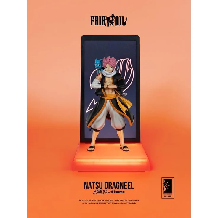 Tsume Fairy Tail Neon Figur 1/9 Natsu Dragneel, 25 cm Sammelfigur