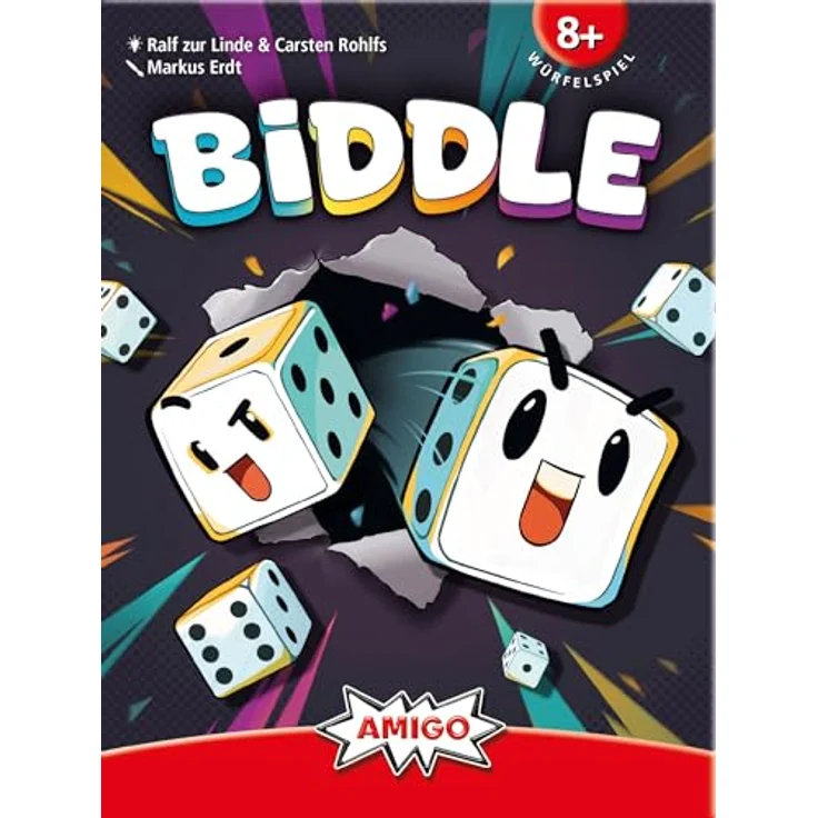 AMIGO Biddle, semi-kooperatives Brettspiel mit dynamischen Teams und leichten Spielregeln, ab 8 Jahre – Bild 2