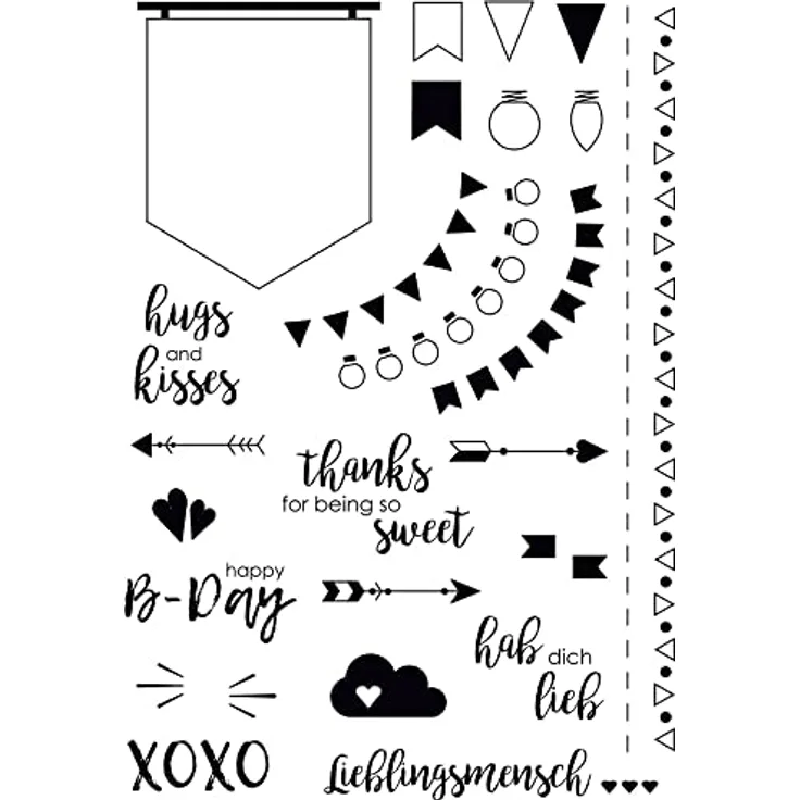 VBS Silikonstempel "Hugs and kisses"