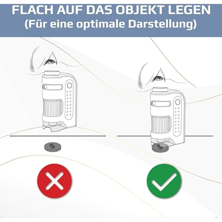 CARSON MicroBrite Pro MM-350, Taschenmikroskop mit 60-120x Vergrößerung und LED-Beleuchtung, inkl. Smartphone-Adapterclip – Bild 7
