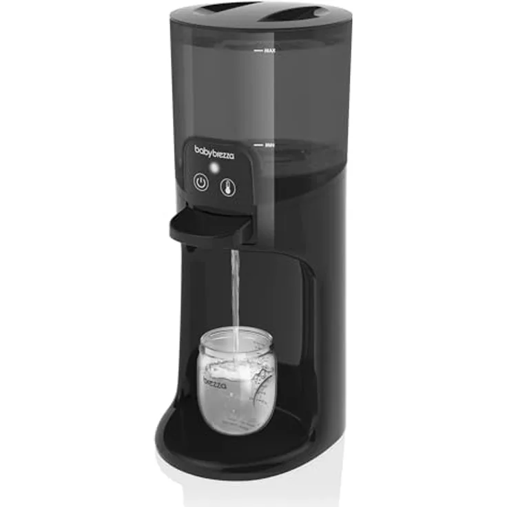 Baby Brezza - Instant Warmer - Intelligenter Flaschenwärmer mit sofortigem Warmwasser in idealer Temperatur für Babyflaschen (Schwarz)