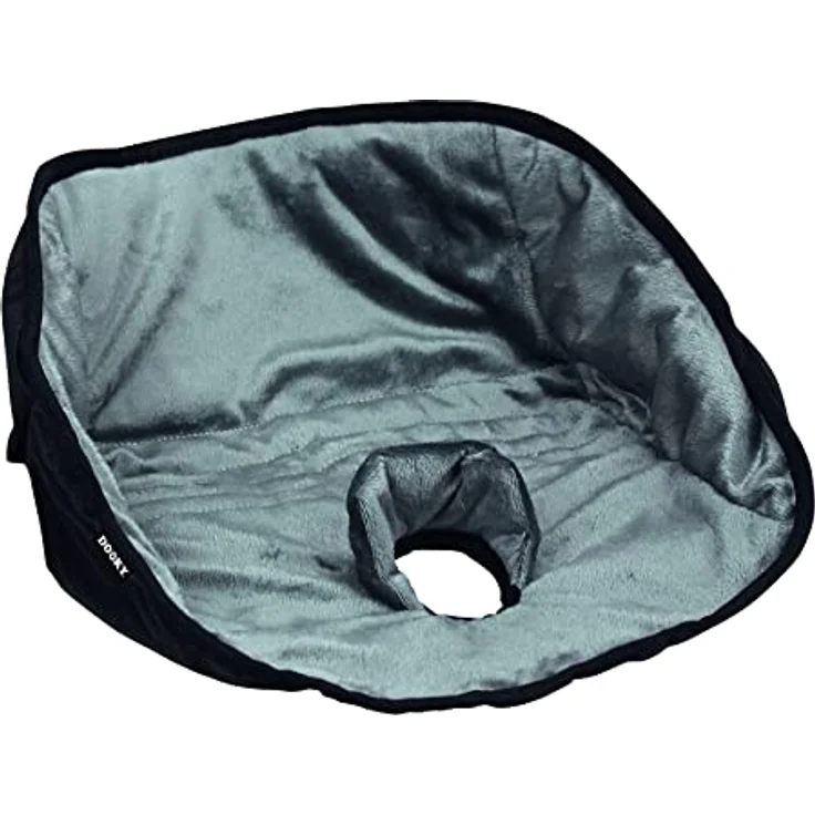 Dooky Pinkelpad, Unterlage (abnehmbar, universalpassend für Autositze, wasserfest, waschbar, weiche Polsterung für bequemen Komfort, Größe: 37 x 31 cm‎), Schwarz – Bild 1