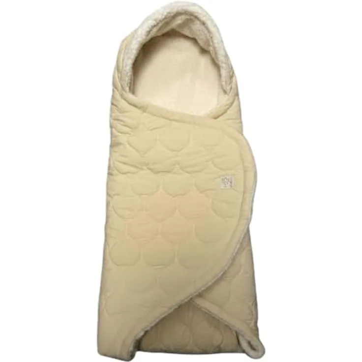 Kaiser Nylon-Einschlagdecke Winter, wärmende Babydecke für Babyschalen & Babywannen, 100% recyceltes Nylon, Cozy Beige