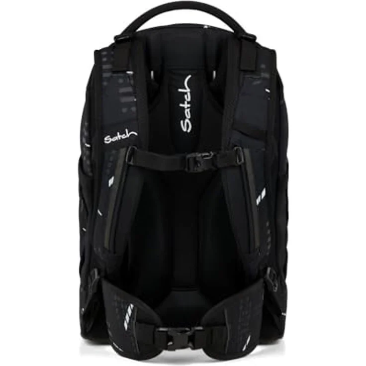 Satch Pack Schulrucksack Set 3tlg. inkl. Schlamperbox und Sportbeutel, 30 Liter, 3D Soft-Mesh Rückensystem, Ninja Matrix – Bild 4