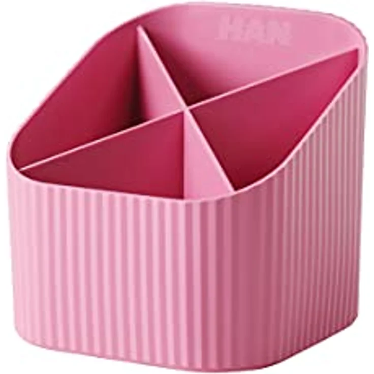 HAN Schreibtischköcher Re-X-LOOP – say yes to 100% recycled, modernes, junges Design für alle Schreibtischutensilien, rosa, 17238-956 – Bild 2