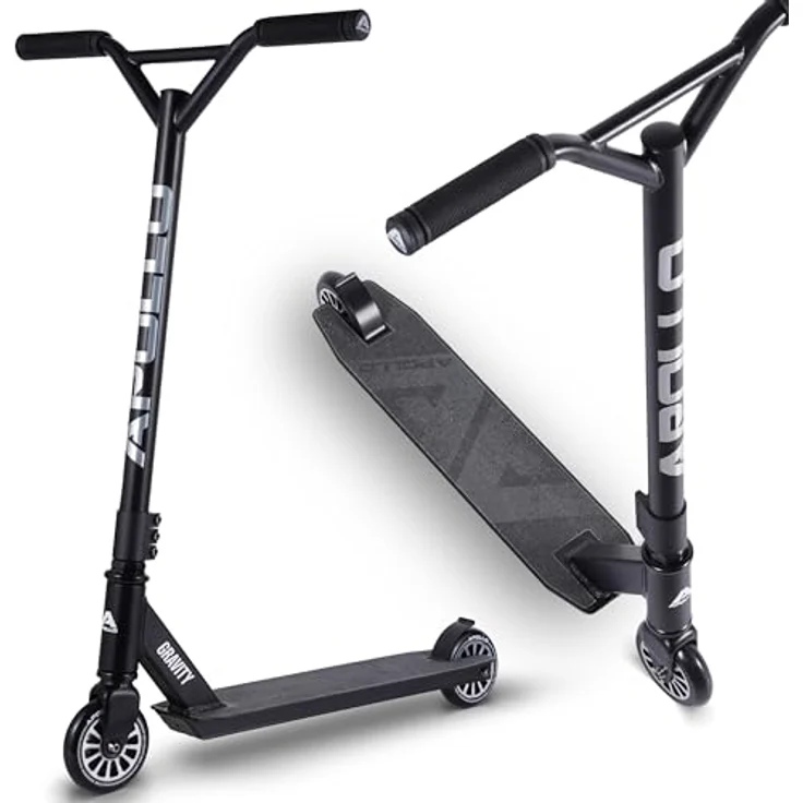 Apollo Stuntscooter Gravity, Fun-Kickscooter für Kinder und Teenager, hohe Belastbarkeit bis 100kg, strapazierfähiges Aluminium, rutschfestes Deck – Bild 1