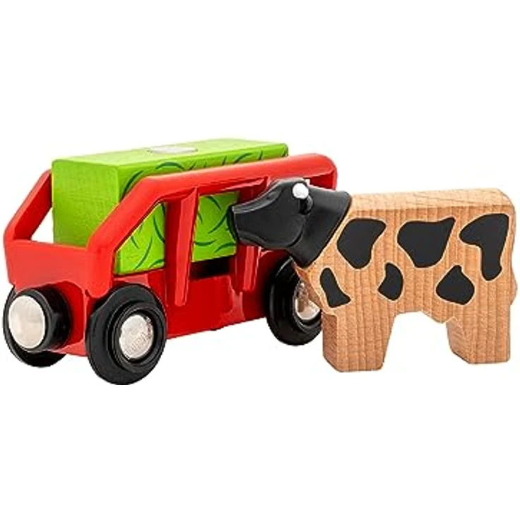 BRIO® Bauernhof Batterie-Zug, Spielzug-Eisenbahn mit Antipp-Funktion und Magnetkupplung, FSC®-zertifiziert – Bild 7