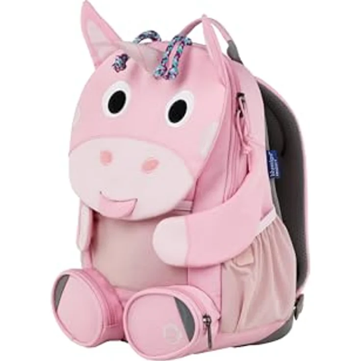 Affenzahn Großer Freund Kindergartenrucksack, 8L, höhenverstellbarer Brustgurt, reflektierende Elemente, recycelte PET-Stoffe – Bild 5
