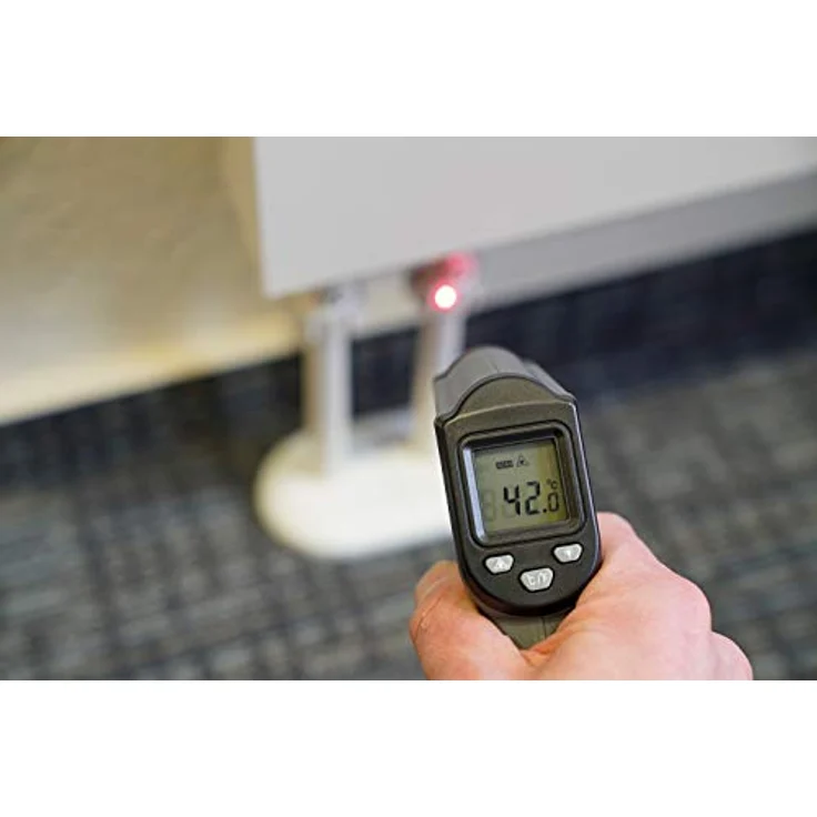 Brilliant Tools Infrarot-Thermometer BT521030, Temperaturbereich -50° bis 500°C, berührungslos mit Laser, inkl. 2 x AAA Batterien – Bild 12
