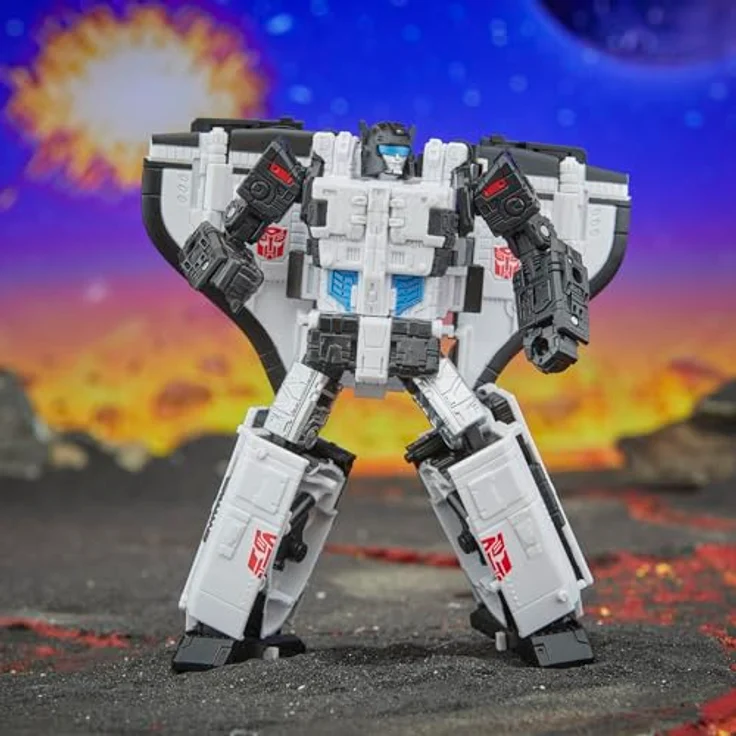 Transformers Legacy United Galaxy Shuttle, 19 cm Action-Figur mit 3 Modi, 5 Blaster-Accessoires und beweglichen Teilen – Bild 3