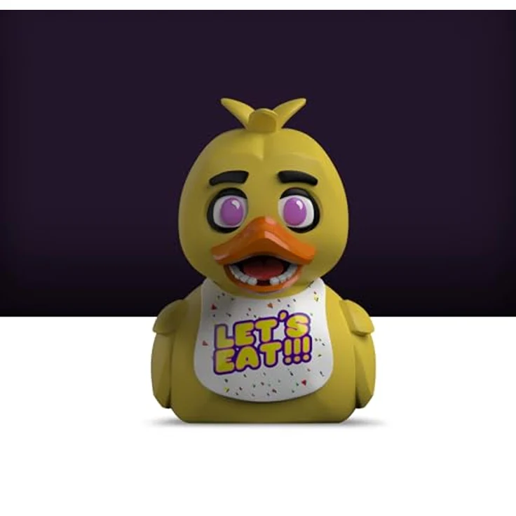 TUBBZ Mini: Five Nights at Freddy's - Chica Cosplaying Rubber Duck Vinyl Figure, charmante Mini-Badewanne inklusive – Bild 4
